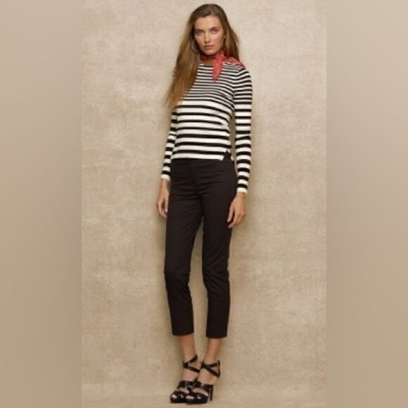 Ralph Lauren Stretch Wool Knit Parisian Breton Stripe Sweater - Picture 1 of 16